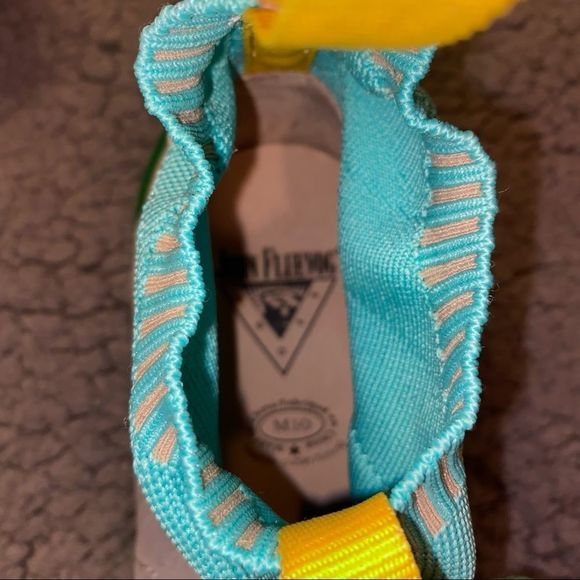 John Fluevog Aqua and Lime Sneakers - Picture 2 of 12